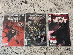 Lot Of 3 DC Comic Books # 1 NM Grim Knight Batman Who Laughs Lost 12 J435