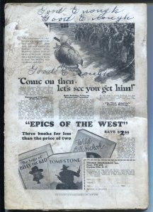 West 6/16/1928-Doubleday-pulp thrills-pierce-Robertson-Spears-Stone-G/VG