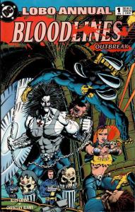 Lobo Annual #1 FN ; DC | Bloodlines Outbreak