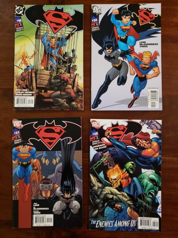 Superman/Batman #16 21 24 28 (2005) Lot of 4 Books