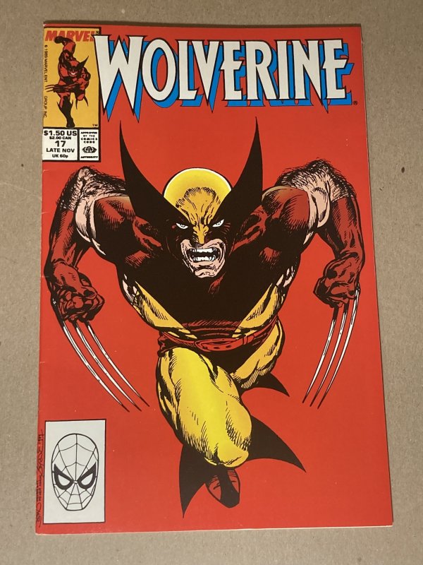 Wolverine #17 (1989) VF John Byrne Cover