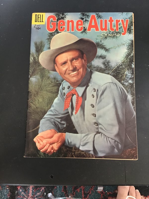 Gene Autry Comics #99 (1955) Photo cover! High-grade! VF- Oregon CERT!