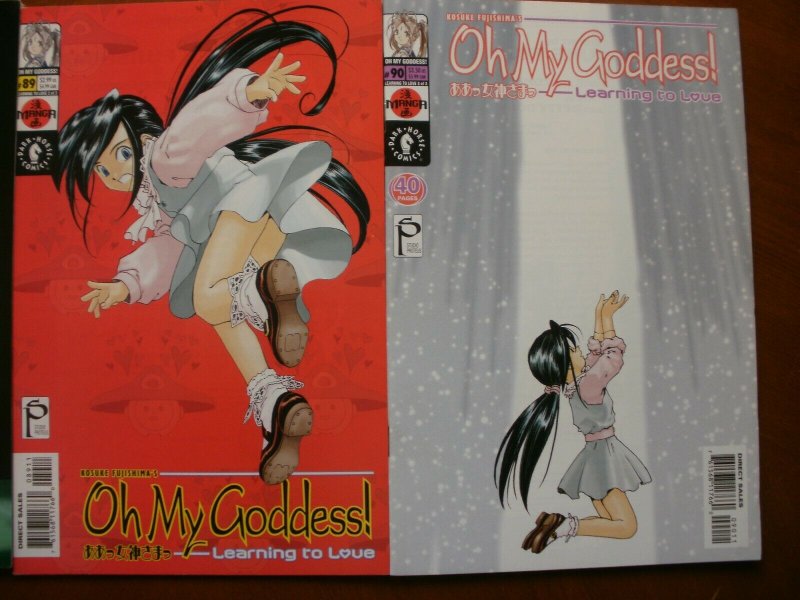 3 Near-Mint Dark Horse MANGA Comic: OH MY GODDESS Learning to Love #88 #89 #90