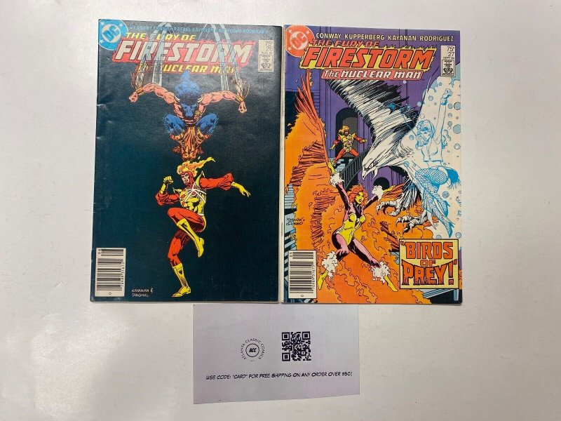 2 Firestorm DC comic book #26 27 97 KM9