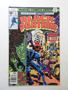 Black Panther #3 (1977) VG+ Condition centerfold detached top staple