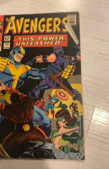 The Avengers #29 (1966)this power unleashed mid grade