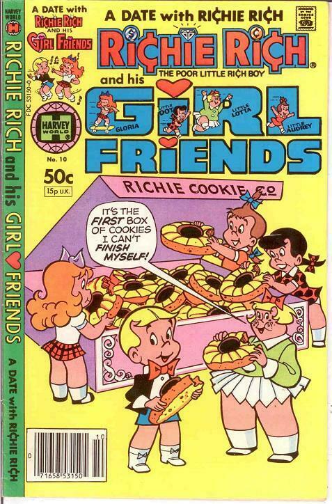 RICHIE RICH & HIS GIRLFRIENDS (1979-1982) 10 VF-NM COMICS BOOK