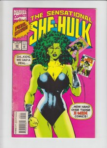 the Sensational She-Hulk #60 VG comic book - LAST ISSUE - Marvel TV Show 