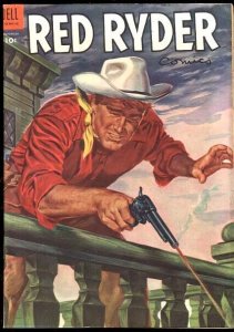 RED RYDER COMICS #136 FAMOUS GUNFIGHT COVER-1953 DELL FN+
