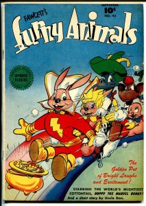 Fawcett's Funny Animals #42 1946-Hoppy The Marvel Bunny-Capt Marvel ad-VF-