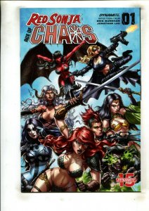 RED SONJA: AGE OF CHAOS #1 (9.2) COVER B!! 2020