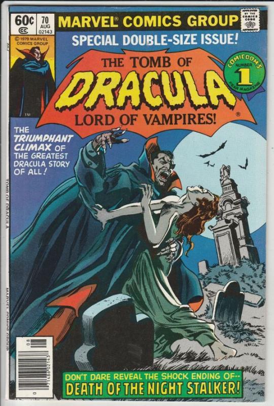 Tomb of Dracula #70 (Aug-79) NM/NM- High-Grade Dracula