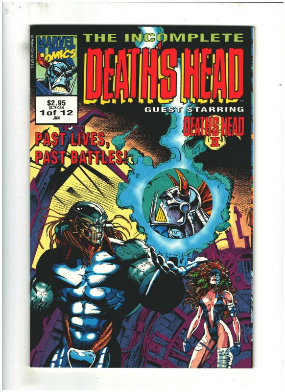 The Incomplete Death's Head #3 NM- 9.2 Marvel UK Comics 1993 Death's Head II