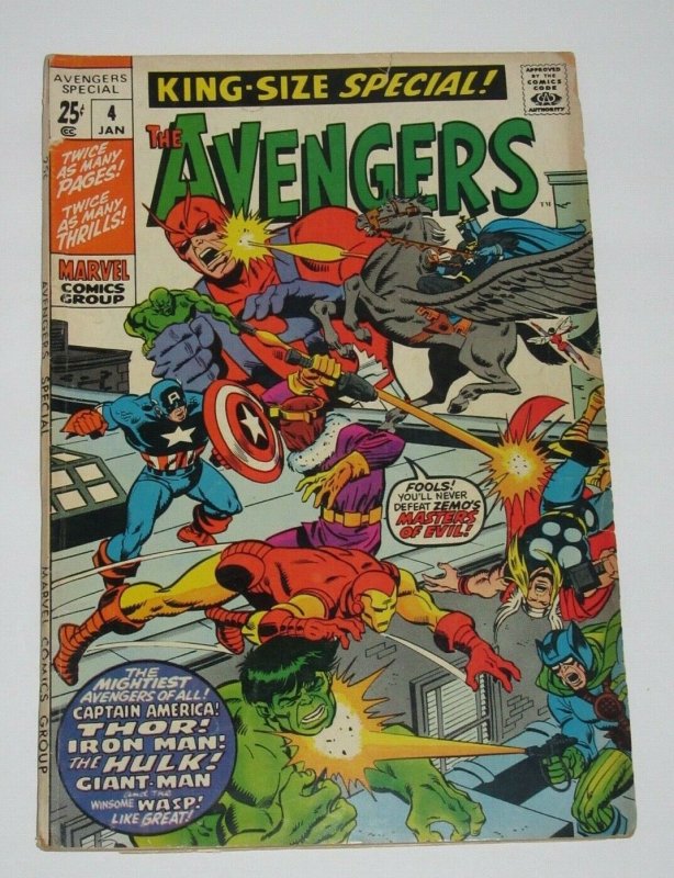 Avengers King-Size Special #4 1971 Marvel Comics GD/VG