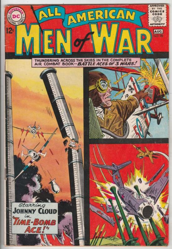 All-American Men of War #98 (Aug-63) VF+ High-Grade Johnny Cloud