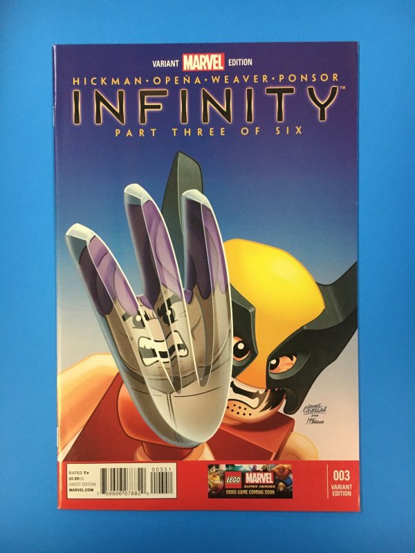 Infinity #3 Lego Variant Cover by Leonel Castellani (2013)