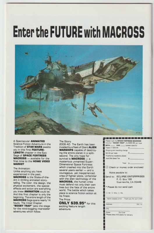 Zot! #8 (Mar 1985, Eclipse Comics), VFN-NM condition (9.0)