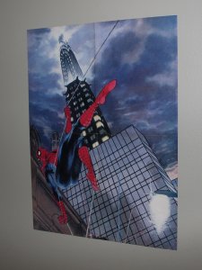 Spiderman Pin Up Poster / Comics Scence Magazine / 1990