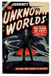 JOURNEY INTO UNKNOWN WORLDS #46 comic book 1956-ATLAS-Krigstein