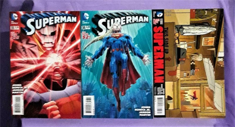 DC New 52 Geoff Johns SUPERMAN #32 - 52, Annual 3 John Romita jr (DC,  2014)! 