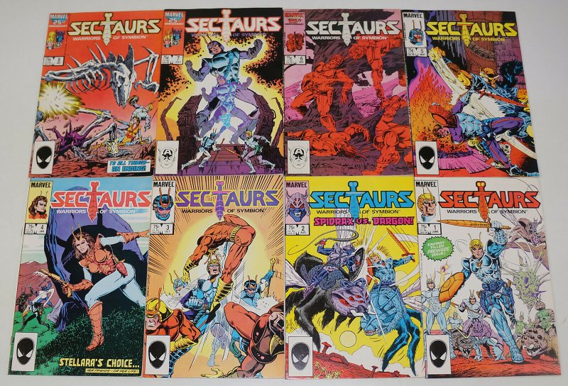 Sectaurs #1-8 VF/NM complete series based on toys - bill mantlo/mark texeira set