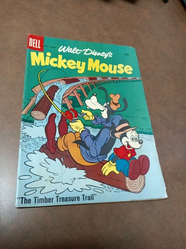 Mickey Mouse Five Issue Silver Bronze Age Comics Lot Run Set Collection Dell...