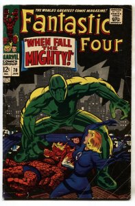 FANTASTIC FOUR #70--comic book--1968--MARVEL--VG