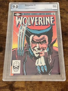 Wolverine #1 (1982). 9.0 (PGX-501276954).  Frank Miller-c/a(p). Direct Edition.