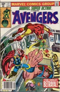Marvel Super Action #27 (Newsstand) VG ; Marvel | low grade comic Avengers 66 re