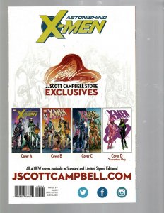 Astonishing X-Men # 1 B NM Marvel Comic SIGNED J. Scott Campbell Variant TW67
