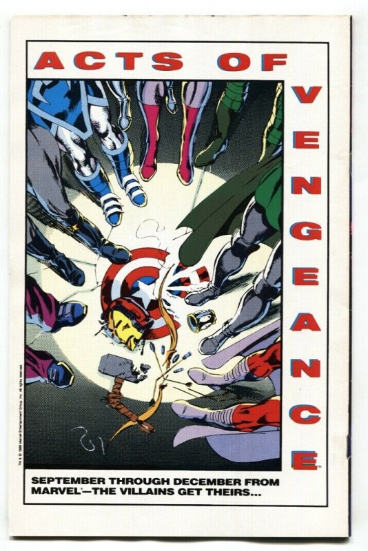 Marvel Age #81 Preview of Acts of Vengeance 1989