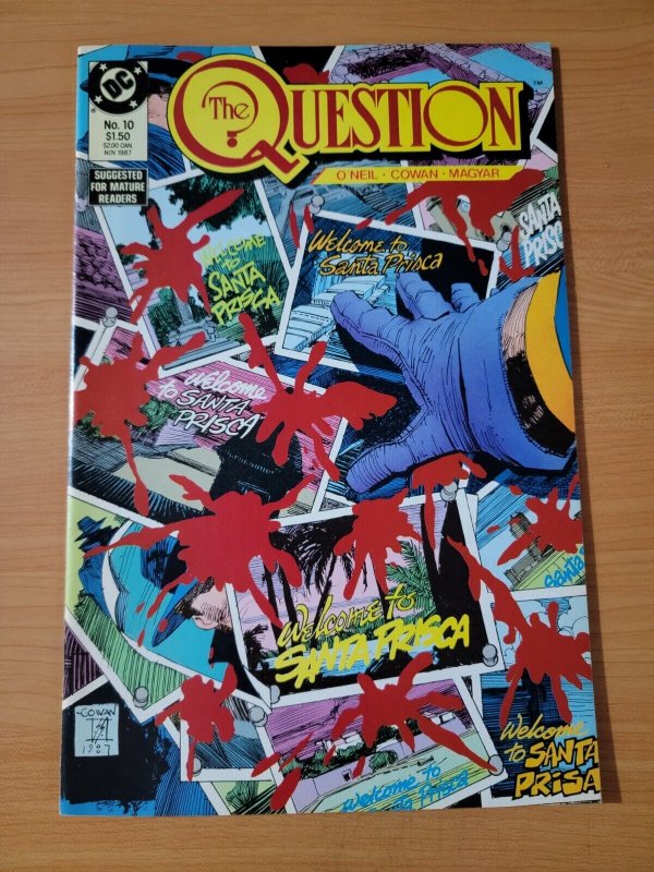 The Question #10 Direct Market Edition ~ NEAR MINT NM ~ 1987 DC Comics 