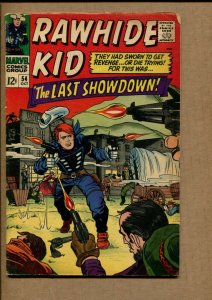 Rawhide Kid #54 - The Last Showdown ~ 1966 (3.0) WH  