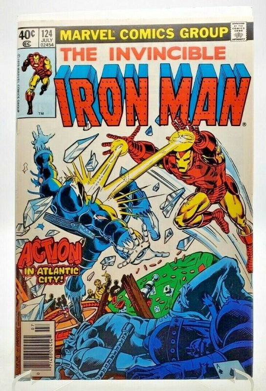 Invincible IRON MAN #124 (1979) (IRON MAN) (MARVEL) Newstand NM 71486024545