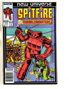 Lot Of 9 Spitfire Marvel Comic Books # 1 2 3 4 5 6 7 8 9 New Universe JC1