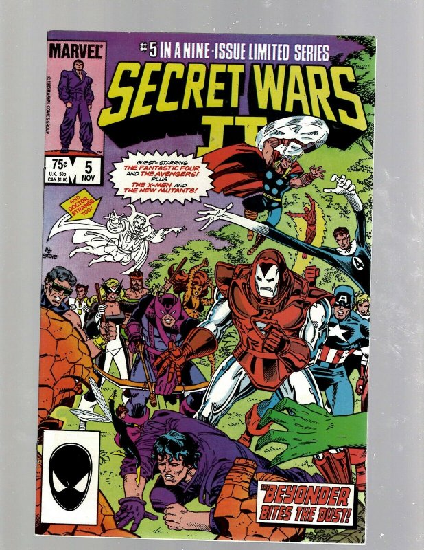 12 Comics Secret Wars II 1 2 3 4 5 6 7 8 9 Shadowmasters 1 1 Spider-Man 1 SB1