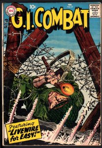 G.I. COMBAT #57 1958- dc war - EASY CO. ISSUE 