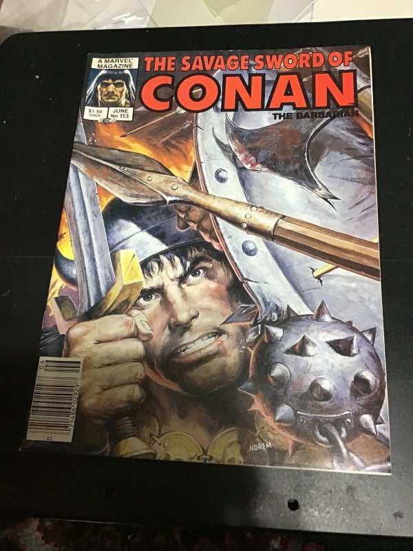 The Savage Sword of Conan #113 (1985) Shrine of Lma! High-Grade! NM- Wow!