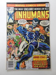 The Inhumans #9 (1977) Starring Black Bolt! Sharp VG+ Condition!