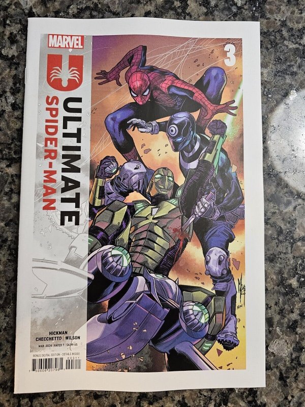 ULTIMATE SPIDER-MAN 3 NM CVR A CHECCHETTO  HICKMAN  MARVEL ULTIMATE UNIERSE