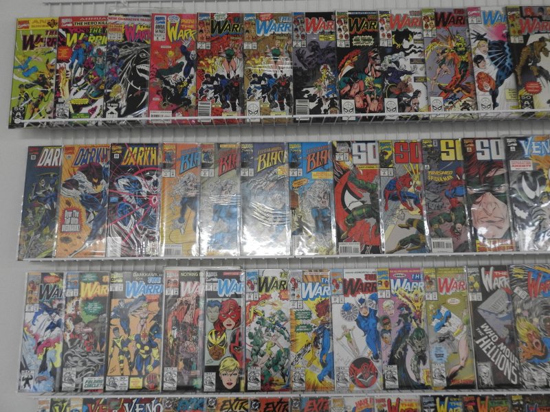 Huge Lot of 180+ Comics W/ Venom, New Warriors, Black Cat+ Avg VF Condition!