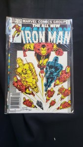 IRON MAN 5PC (FN/VF) ISSUES #174-76, #179-80, NEWSSTAND, ARMOR CHASE 1983-84