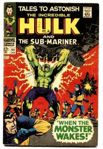 TALES TO ASTONISH #99 comic book-HULK/SUB-MARINER-1967