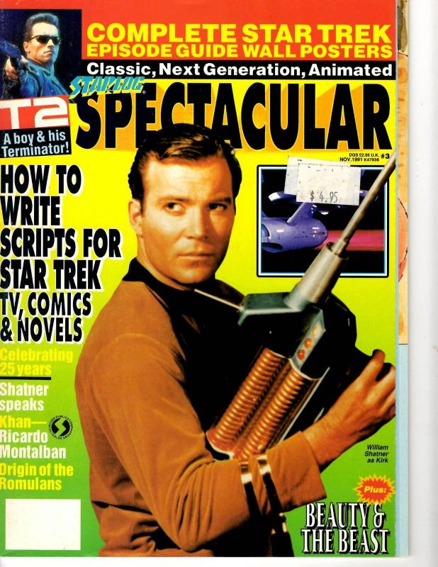 Starlog Spectacular # 3 Magazine Terminator November 1991 Star Trek Kirk J292