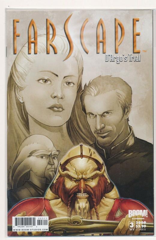 FARSCAPE D'ARGOs Trial #1A,1B,2A,3B 1-3(4 comics) BOOM Studios ~ NM 2009 (PF411)