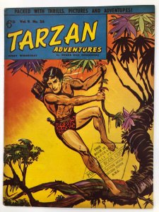 TARZAN ADVENTURES V 9#26  (1959)black & white daily strip reprints VG+ Celardo