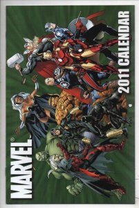MARVEL CALENDAR 2011, New, Hulk Thor Spider-man Wolverine Fantastic Four