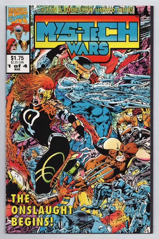 Mys-Tech Wars #1 X-Men | Wolverine (Marvel, 1993) VF 