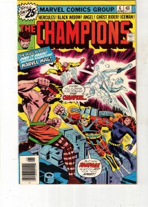 The Champions #6 (1976) VF+ High-Grade Ghost Rider,  Black Widow! BEANTOWN CERT!