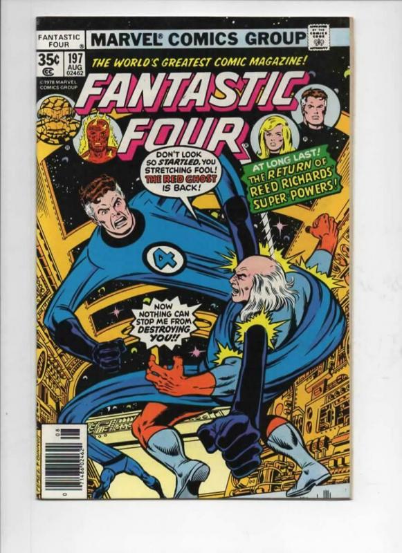 FANTASTIC FOUR #197, VF+, Red Ghost, 1961 1978, Marvel, more FF in store